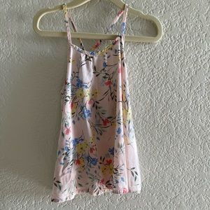 Airy Toddler Girl Top Pink Floral Print Old Navy